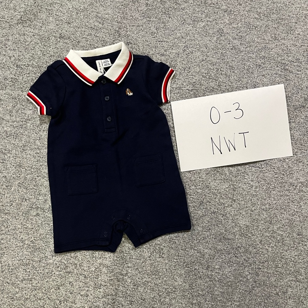 Janie and Jack baby boy romper